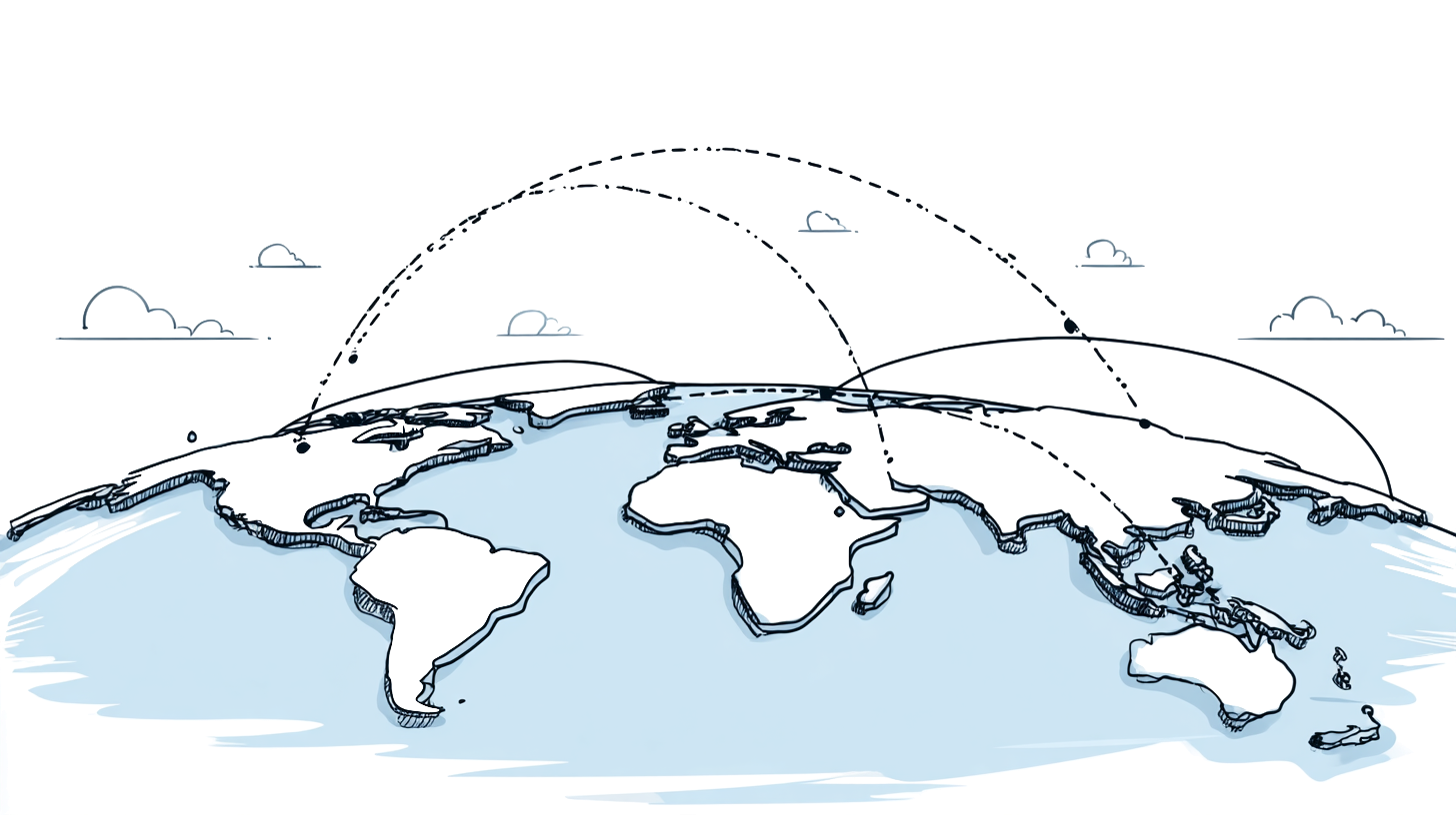 World map background